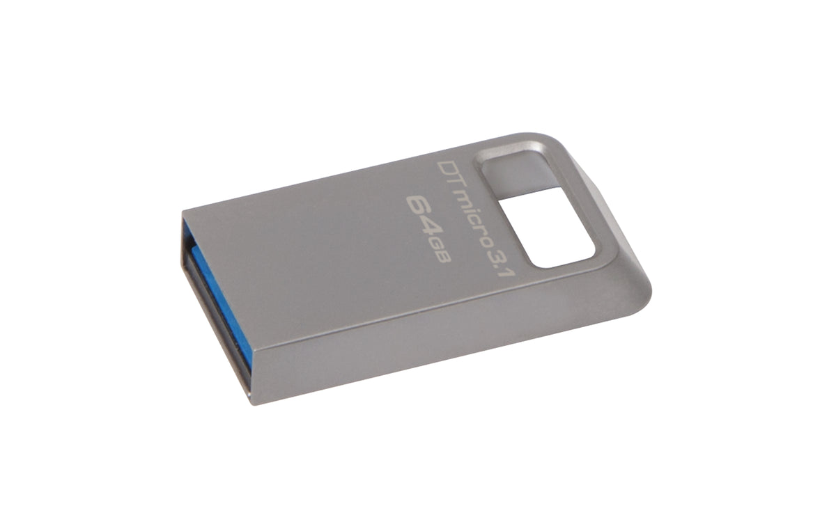 Kingston Technology Kingston DataTraveler Micro – 64 GB, USB Typ-A, USB 3.2 Gen 1 (USB 3.1 Gen 1)