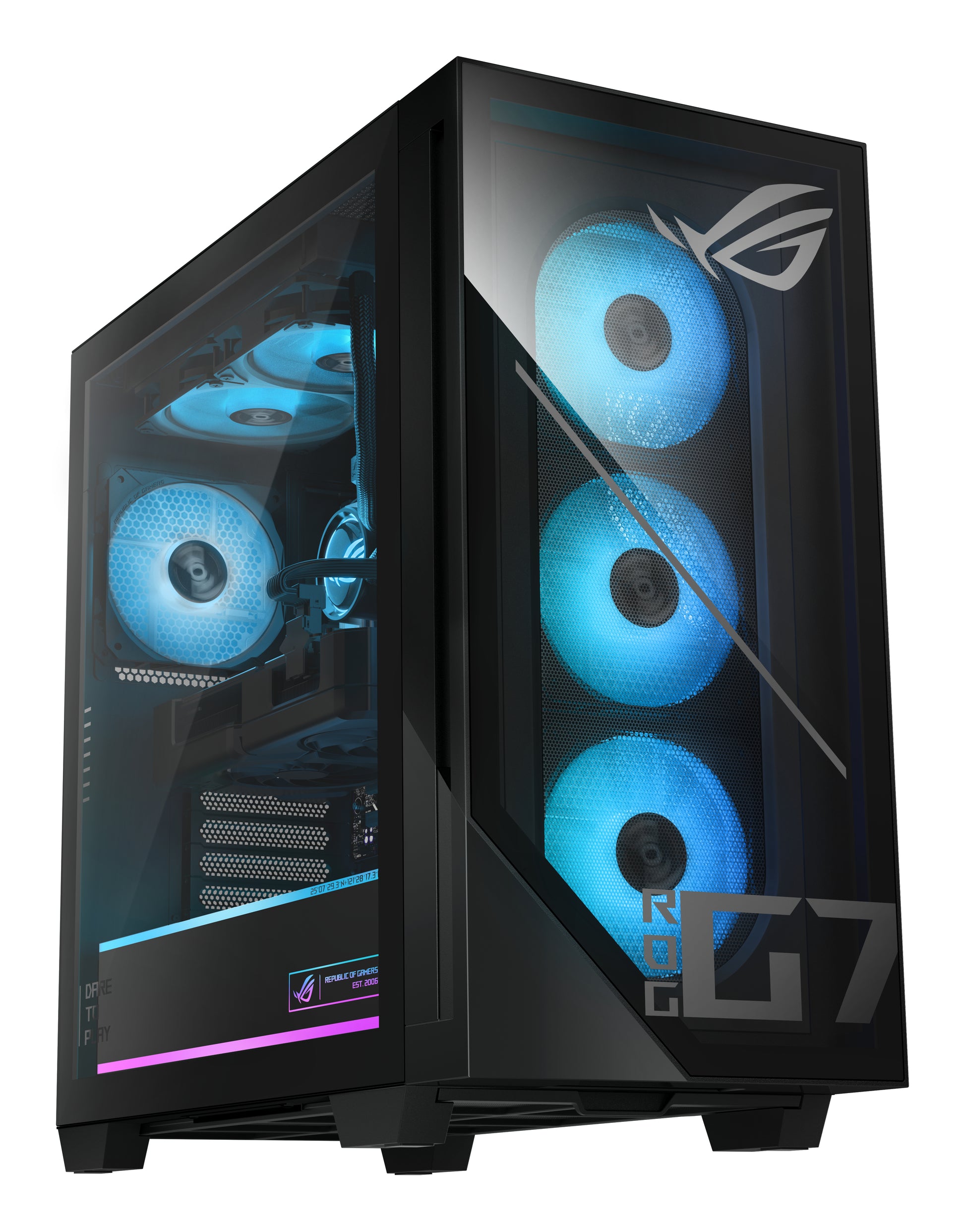 ASUS ROG G700 Tower – AMD Ryzen 7 9800X3D, 64 GB RAM, 1 TB SSD, NVIDIA GeForce RTX 5070 12 GB, Windows 11 Home