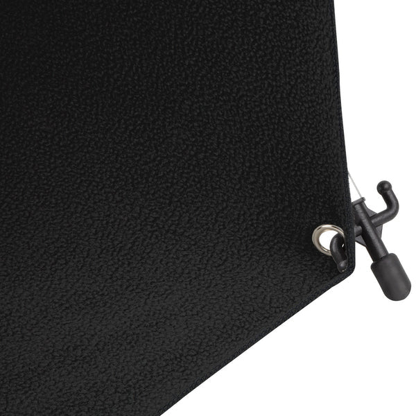 Westcott X-Drop Pro Hintergrund – 2438 × 2438 mm, Polyester – Schwarz – mit Tragetasche