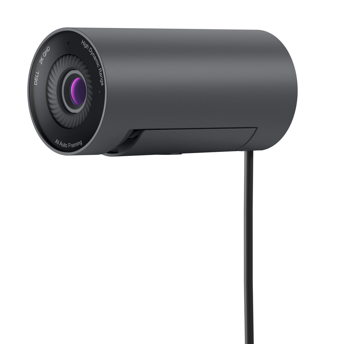 DELL WB5023 Webcam – 2K, 60 fps, Autofokus, USB 2.0, Sichtschutz – Schwarz