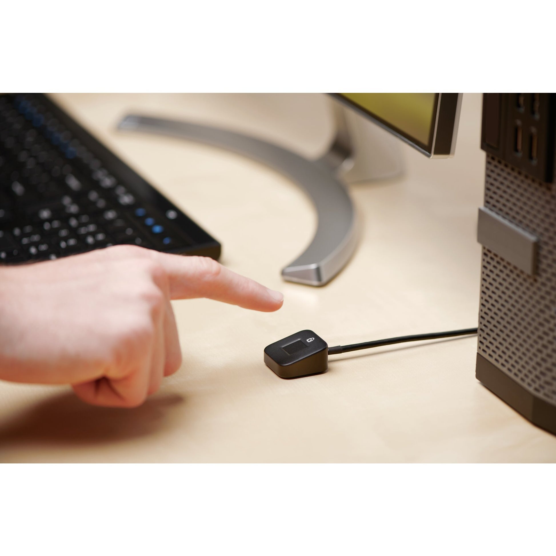 Kensington VeriMark Desktop 2.0 – Fingerabdrucksensor (USB), Windows Hello, für Windows