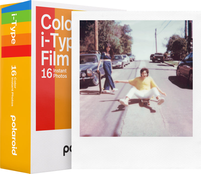 Polaroid i-Type Color Duo Sofortbildfilm – 79 × 79 mm Bild, ISO 640 – für Polaroid i-Type – 16er-Pack