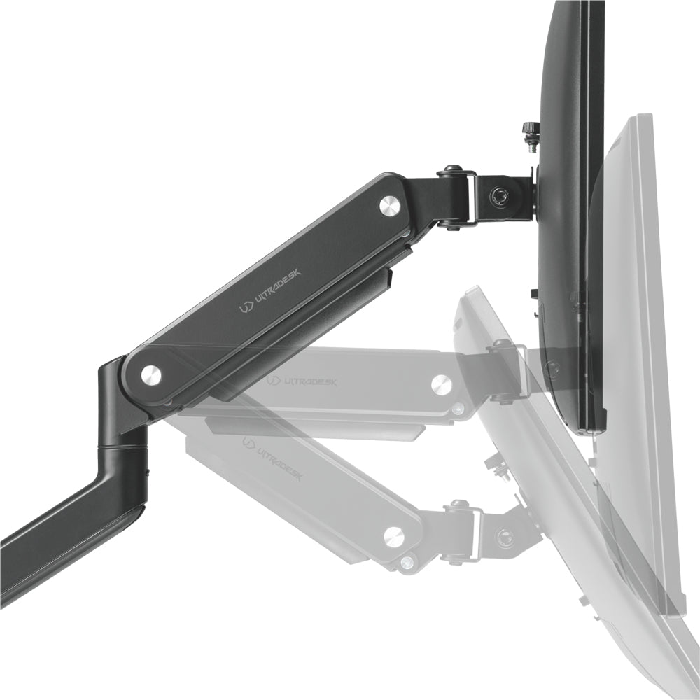 Ultradesk Monitorarm Tischhalterung – 1 Monitor – bis 32" – VESA 75×75/100×100 mm – bis 10 kg/Monitor