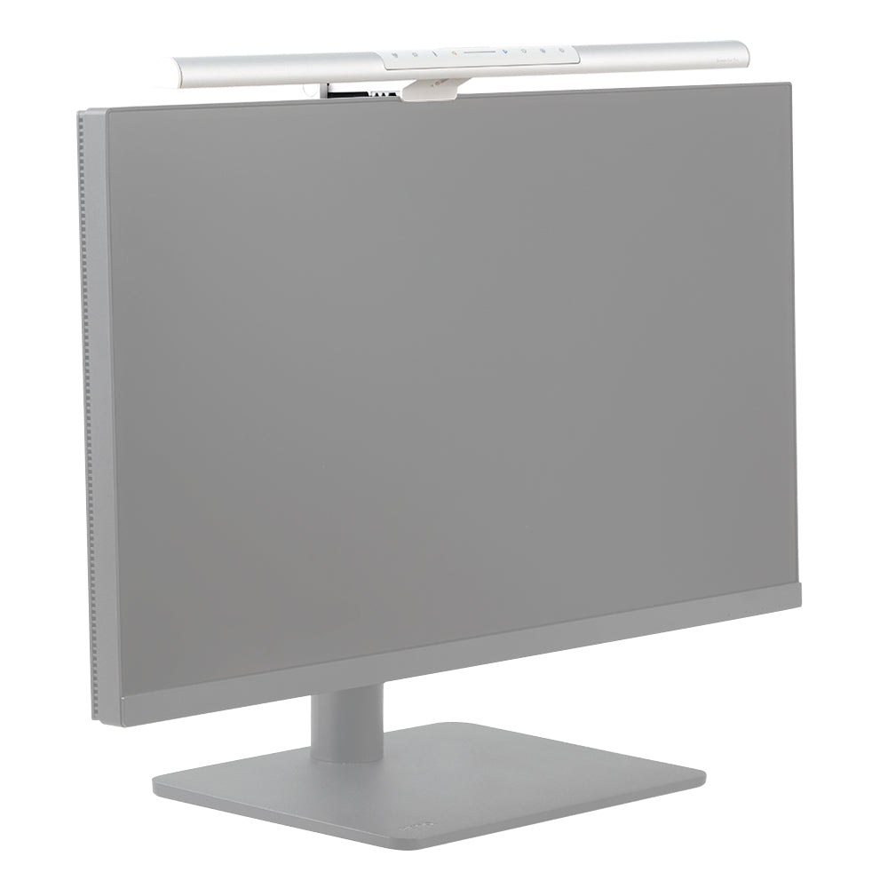 BenQ Monitor-Lichtleiste ScreenBar Pro – 1000 lm, 2700–6500 K (einstellbar), dimmbar, USB – Silber