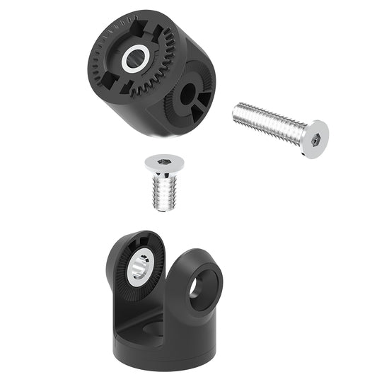 Quad Lock Knuckle Adapter – Fahrrad-/Motorrad-Halterung – Lenker, verstellbarer Neigungswinkel – Schwarz