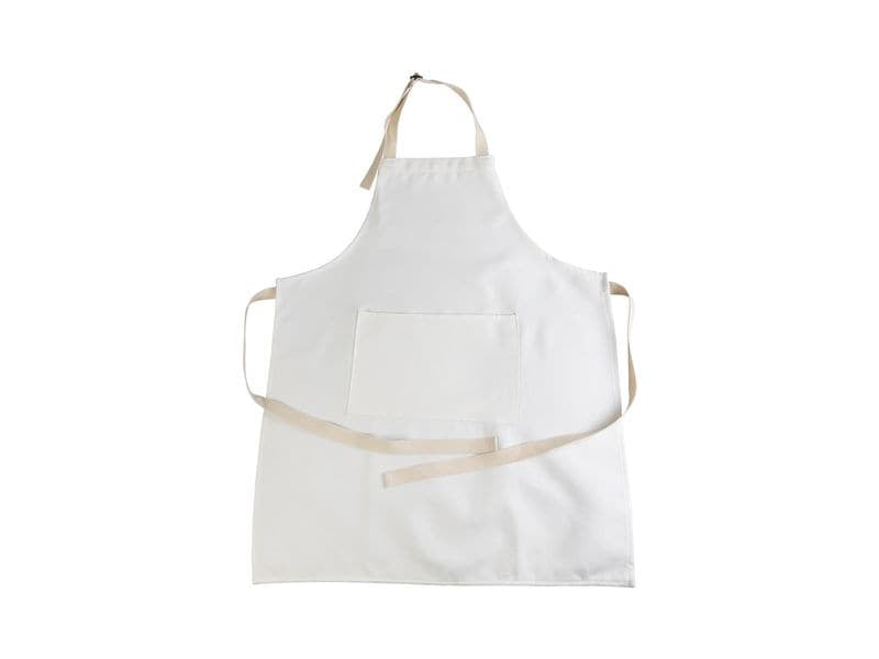 FTM Kochschürze – 6,5 × 80 cm, Beige, Baumwolle