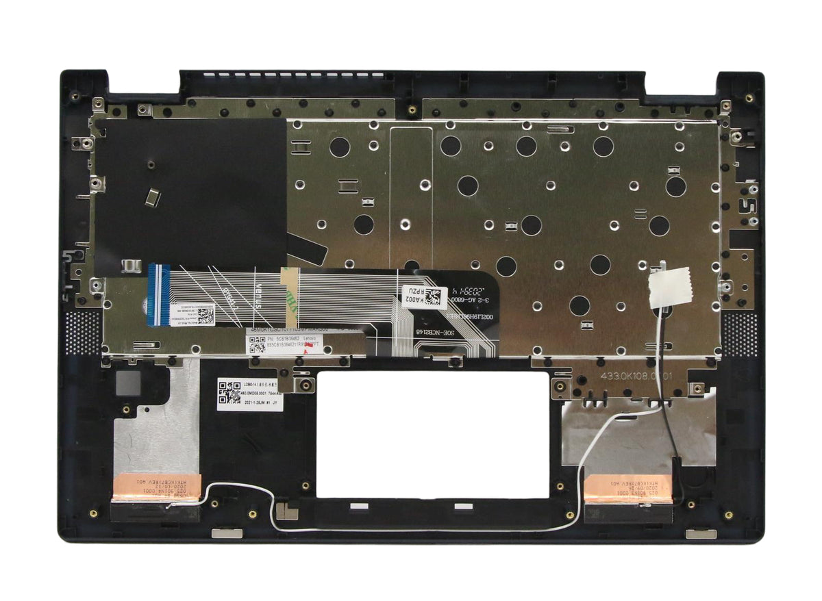 Lenovo ASM_FRA/ARA W 82HS – Notebook-Ersatztastatur – ohne Ziffernblock – Blau – für IdeaPad Flex 5 14ITL05