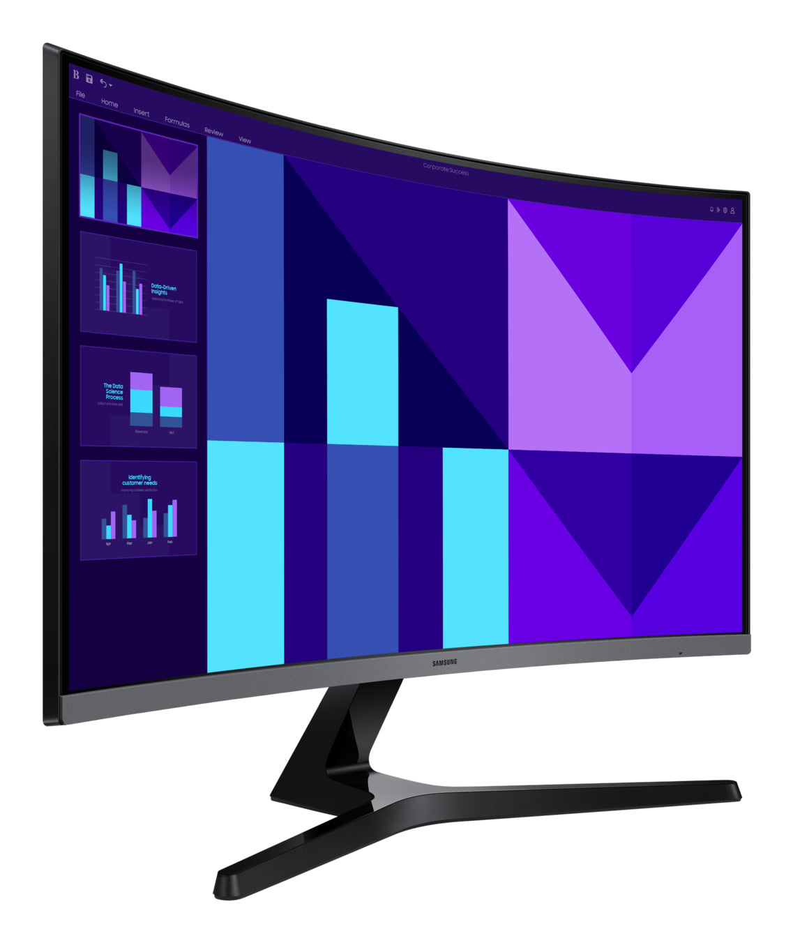Samsung S27D390GAU – 27" Curved 1800R, 1920 × 1080 (Full HD), VA, 100 Hz
