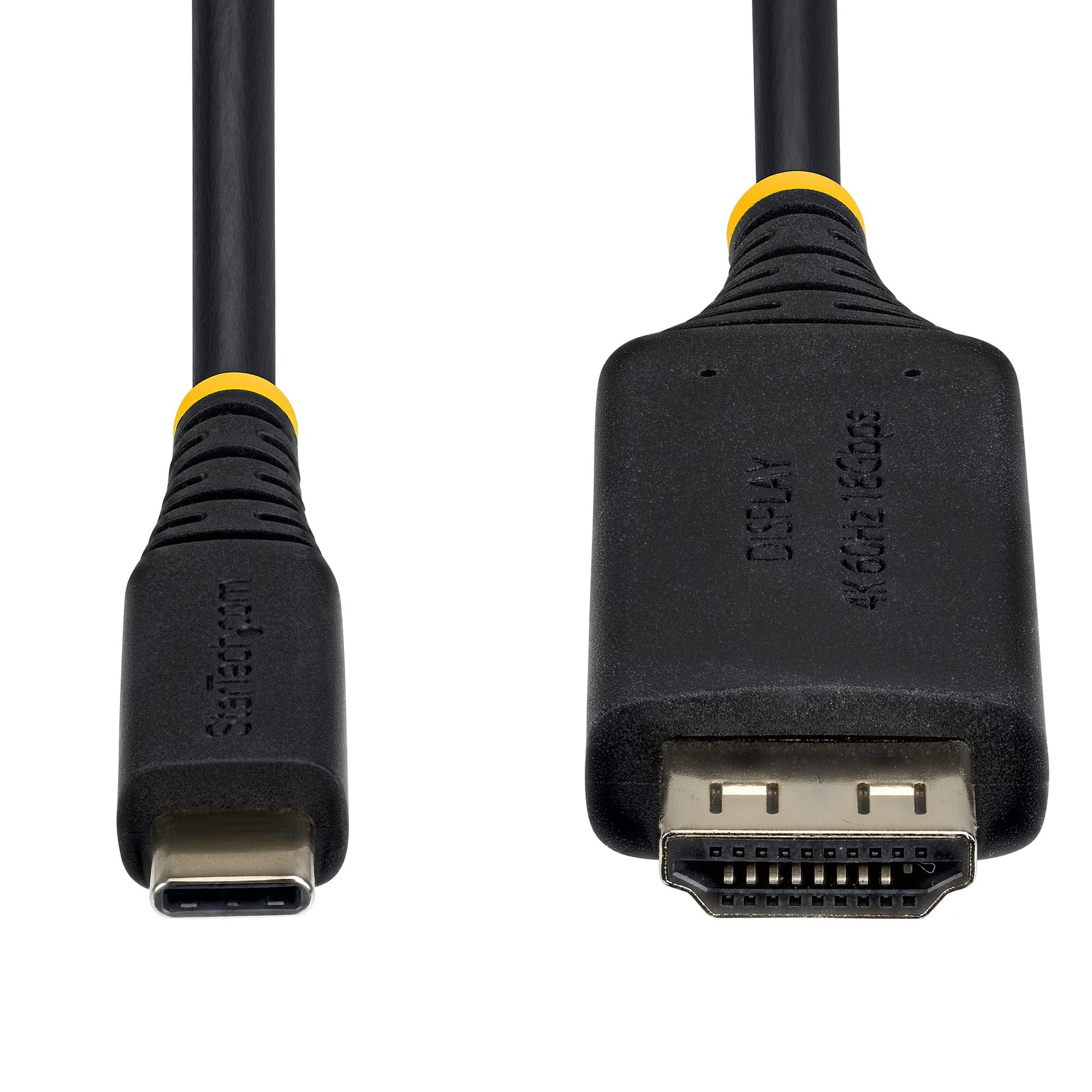 StarTech.com 2M-USBC-HDMI-4K60-G Kabel USB-C zu HDMI – 4K (3840 × 2160) @ 60 Hz, HDMI 2.0, HDR, 2 m, Schwarz