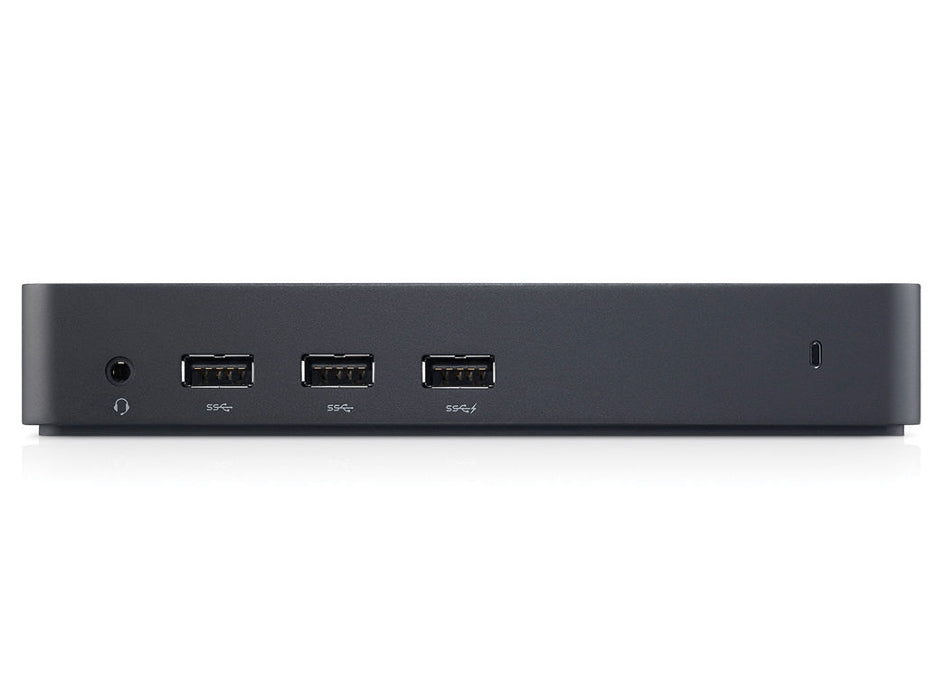Dell D3100 Dockingstation – USB-A, 1× DP, 2× HDMI, GbE, 3,5 mm Audio