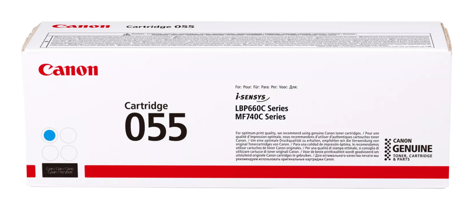 Canon Tonerkartusche 055 (3015C002) – Cyan, 2'100 Seiten – für Canon i-SENSYS MF740