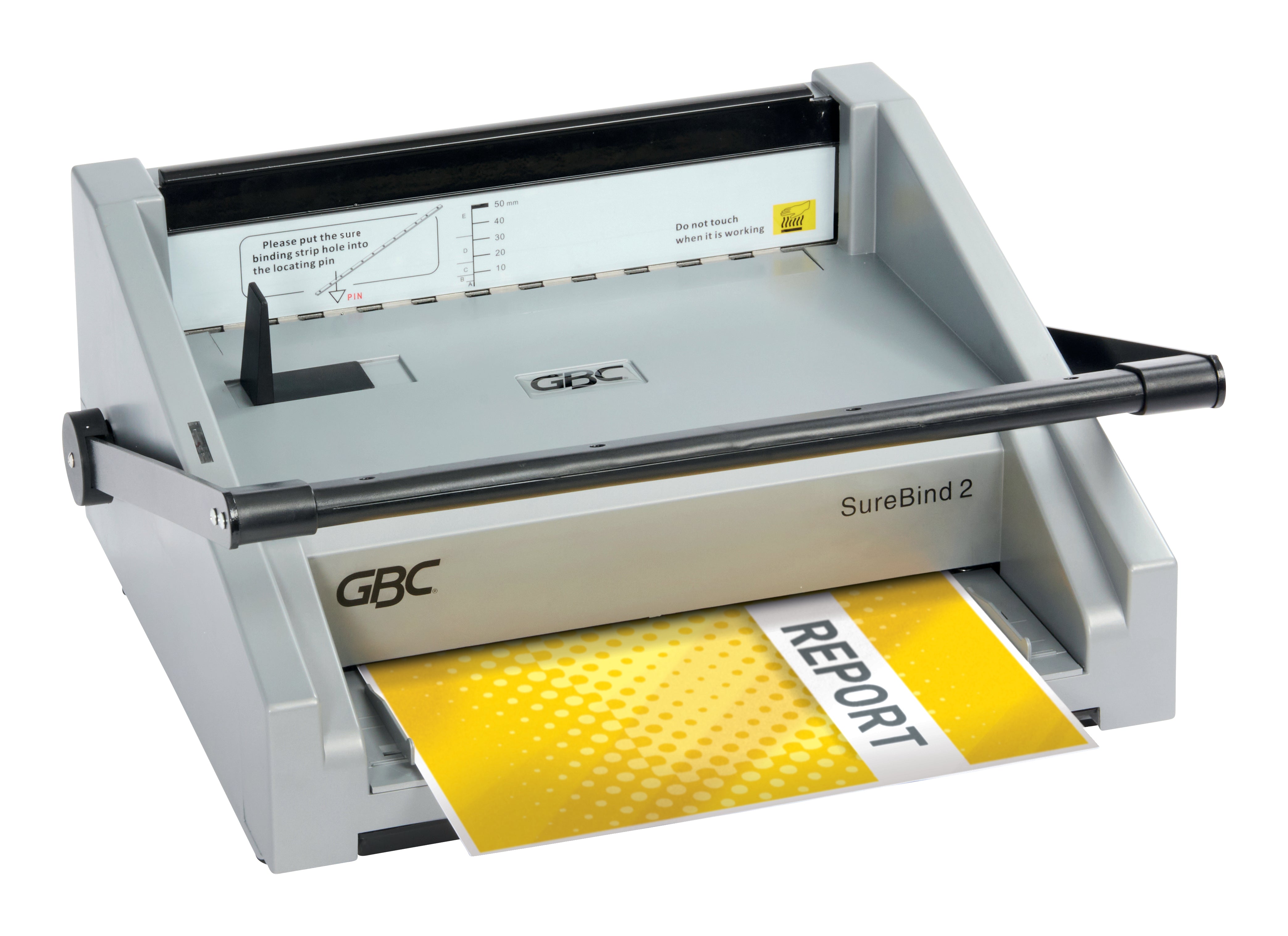 GBC SureBind 2 Heavy Duty Stanz- und Bindemaschine – Verschweissung, für Bindestreifen bis 51 mm, A4, 20 Blatt