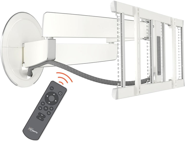 Vogel's TVM 7675W – Schwenkbare Wandhalterung für 40–77″, VESA 200×100–600×400, bis 35 kg, weiss