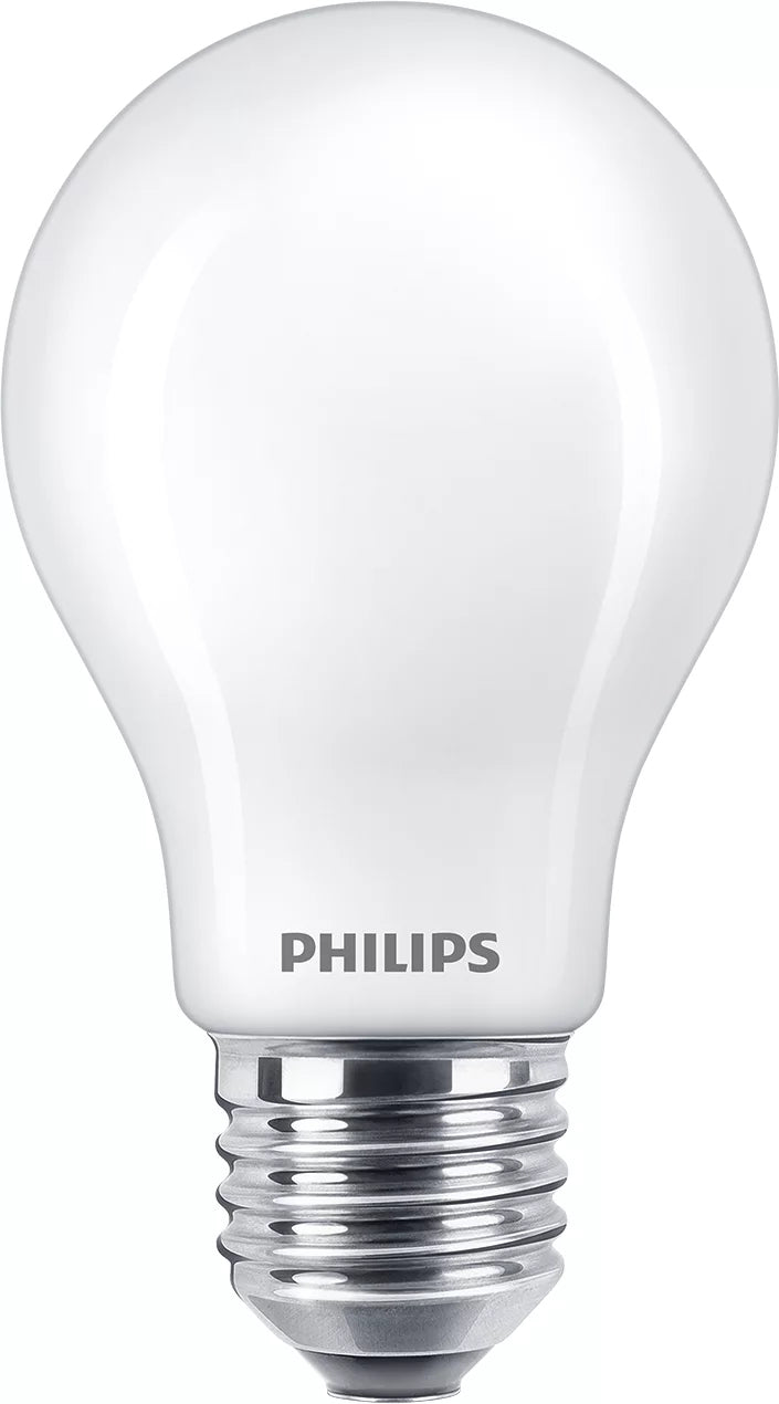 Philips by Signify Philips LED-Leuchtmittel E27 A-Form – 1521 lm, 10,5 W, Kaltweiss 6500 K – 1 Stk., Weiss, Glas
