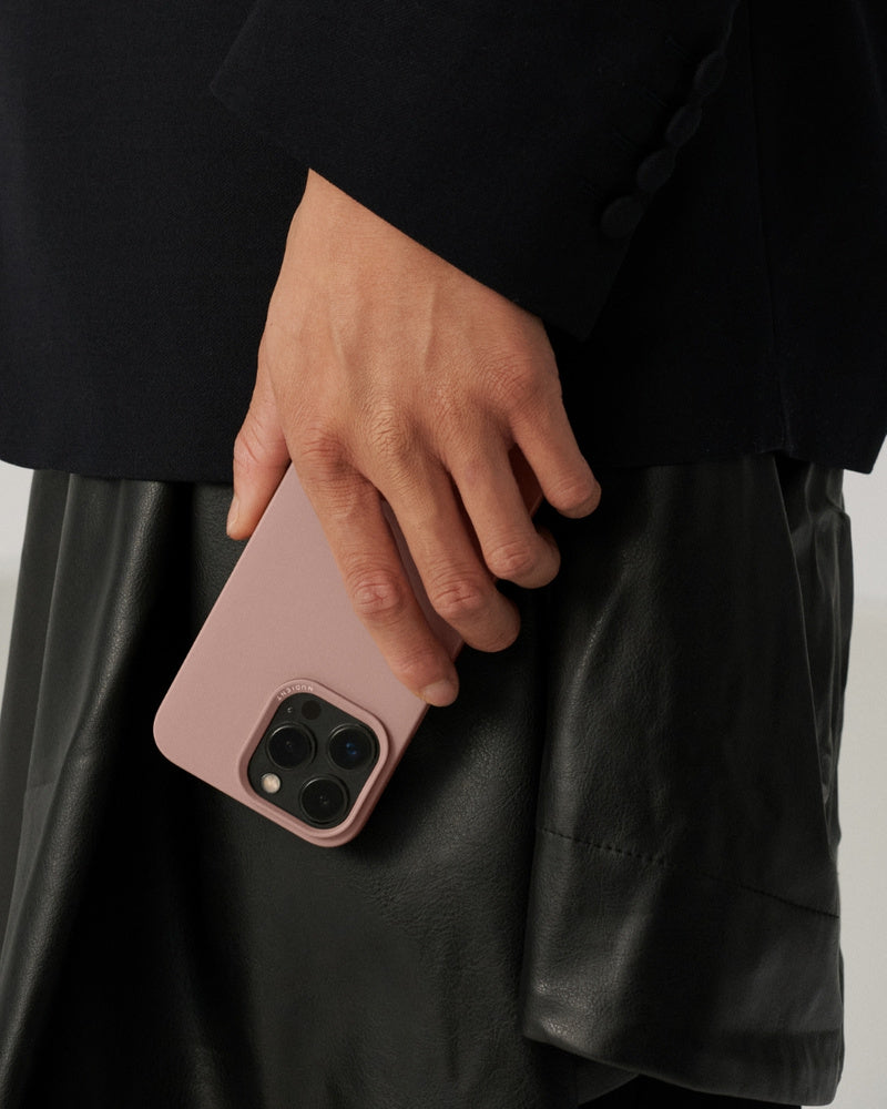 Nudient – Backcover – für Apple iPhone 15 Plus – Dusty Pink – MagSafe-kompatibel