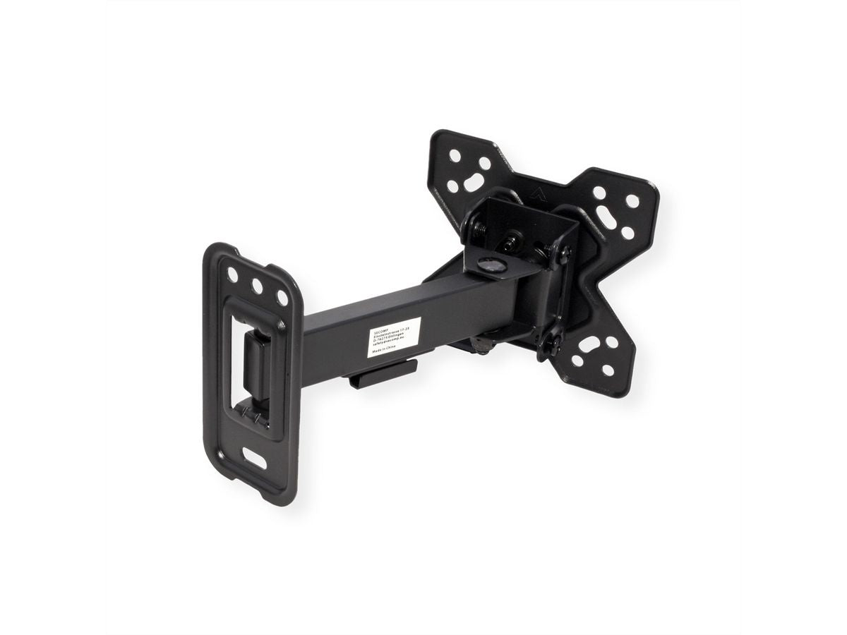 VALUE Wandhalterung – Vollbeweglich – 13–32" – VESA 75×75–100×100 – bis 20 kg, für Monitore – Schwarz
