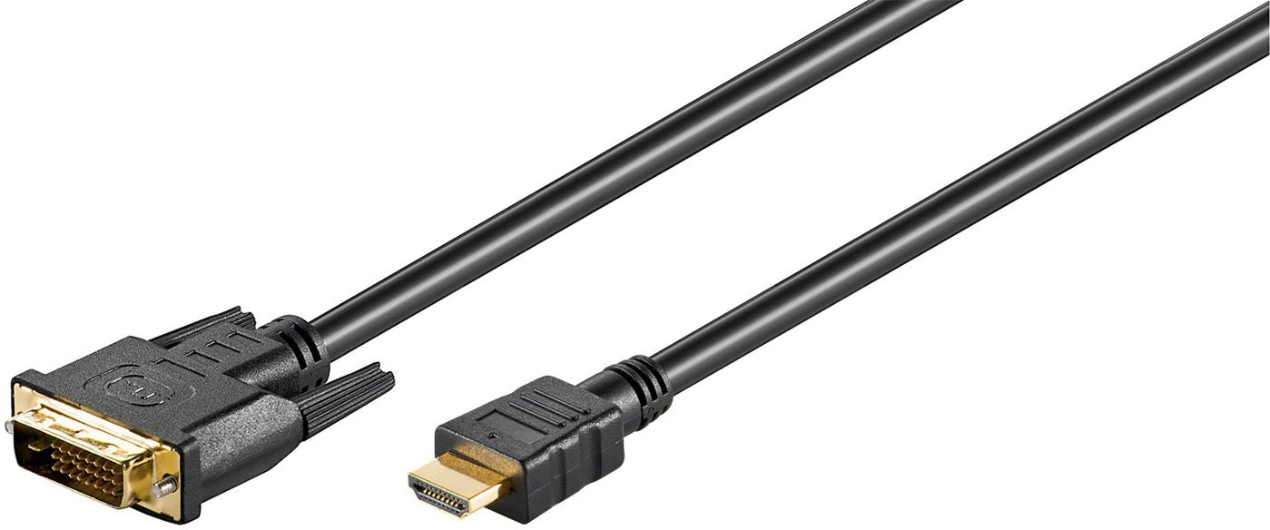 Microconnect HDMI auf DVI-D Kabel HDMI 1.4 1080p 60 Hz – 1 m