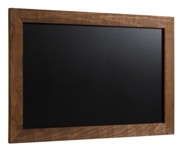 Bi-Office Kreidetafel mit Rahmen – 900 × 600 mm – MDF-Rahmen, schwarz – für Kreide & Kreidemarker – Wandmontage