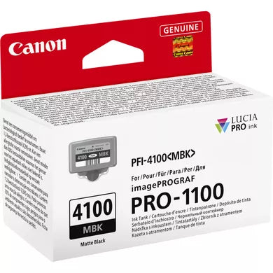Canon PFI-4100 Mattschwarz – 1'315 Seiten, Pro-1100 kompatibel