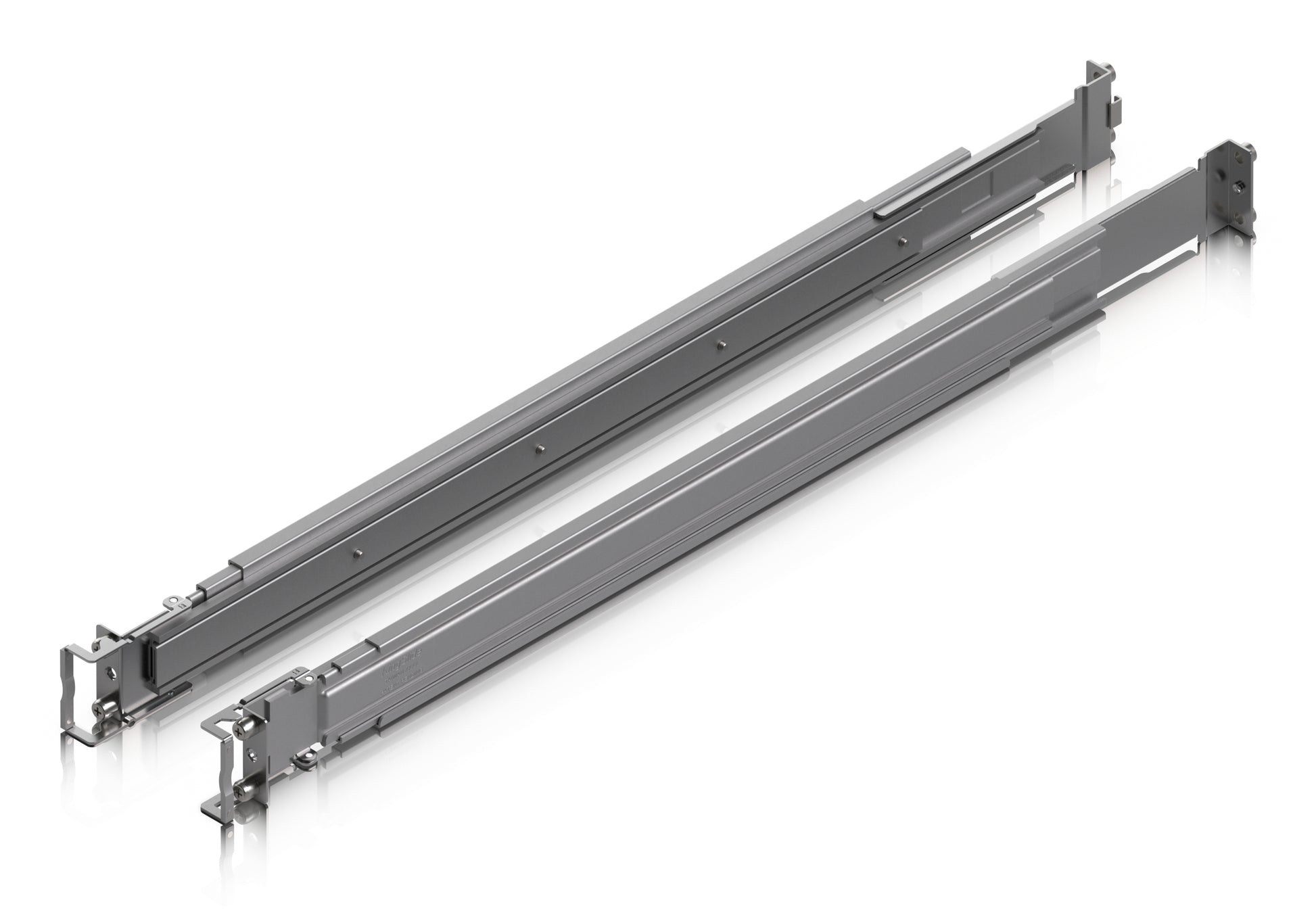 Ubiquiti UACC Rack-Schienen Slide – Regal-Schiene, für USW-Pro-XG/Pro-HD Modelle, 45 kg, Tiefe 60–106,6 cm, Grau