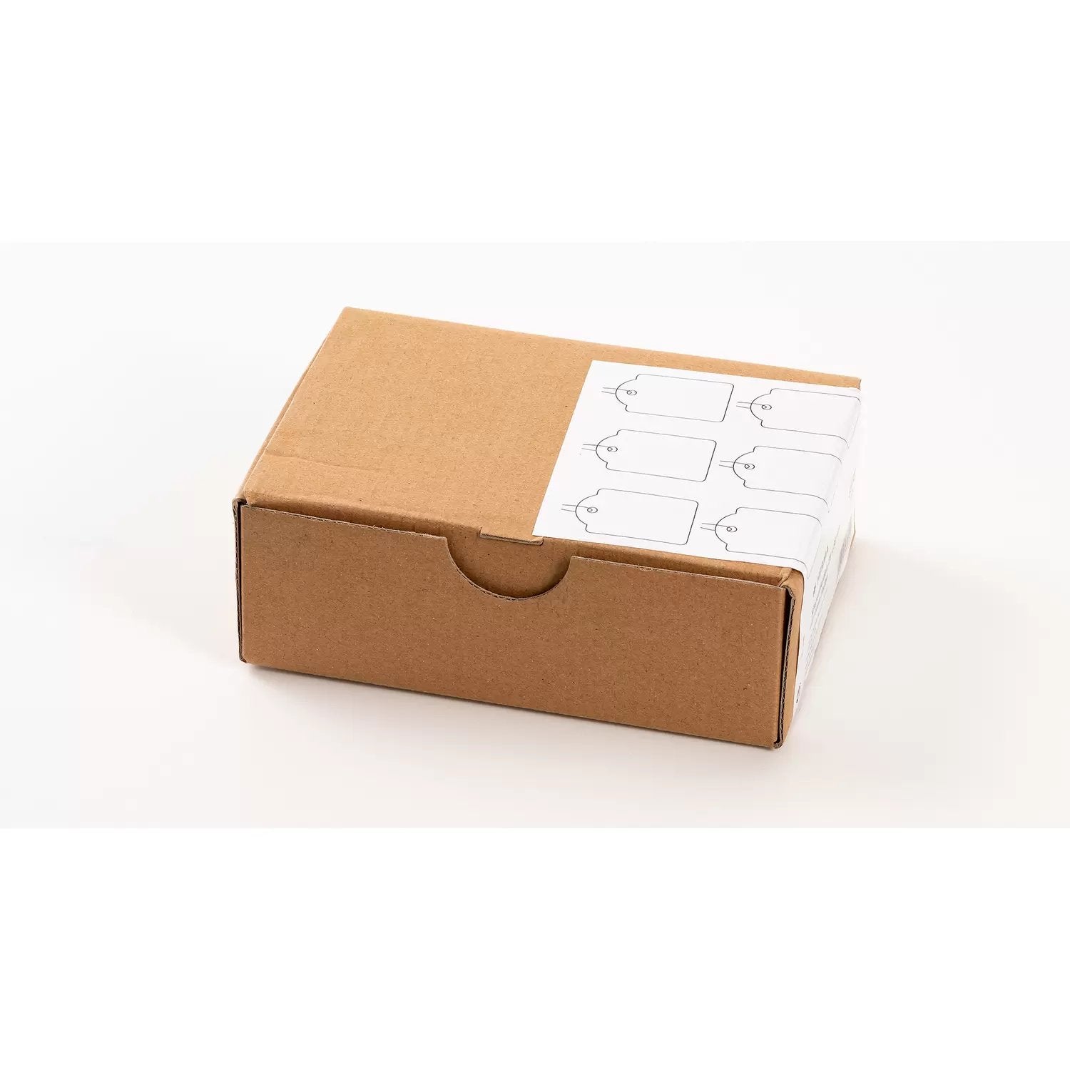 HERMA Anhängeetiketten – rechteckig 32 × 50 mm, Karton, weiss, mit weissem Faden, 1'000 Stk.