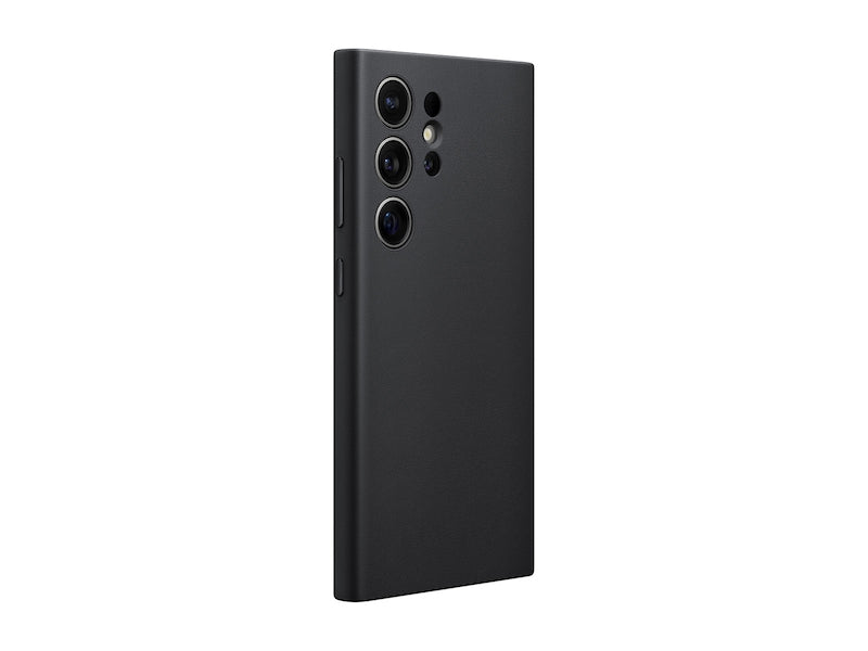 Samsung Backcover – für Samsung Galaxy S24 Ultra – schwarz – Kunstleder