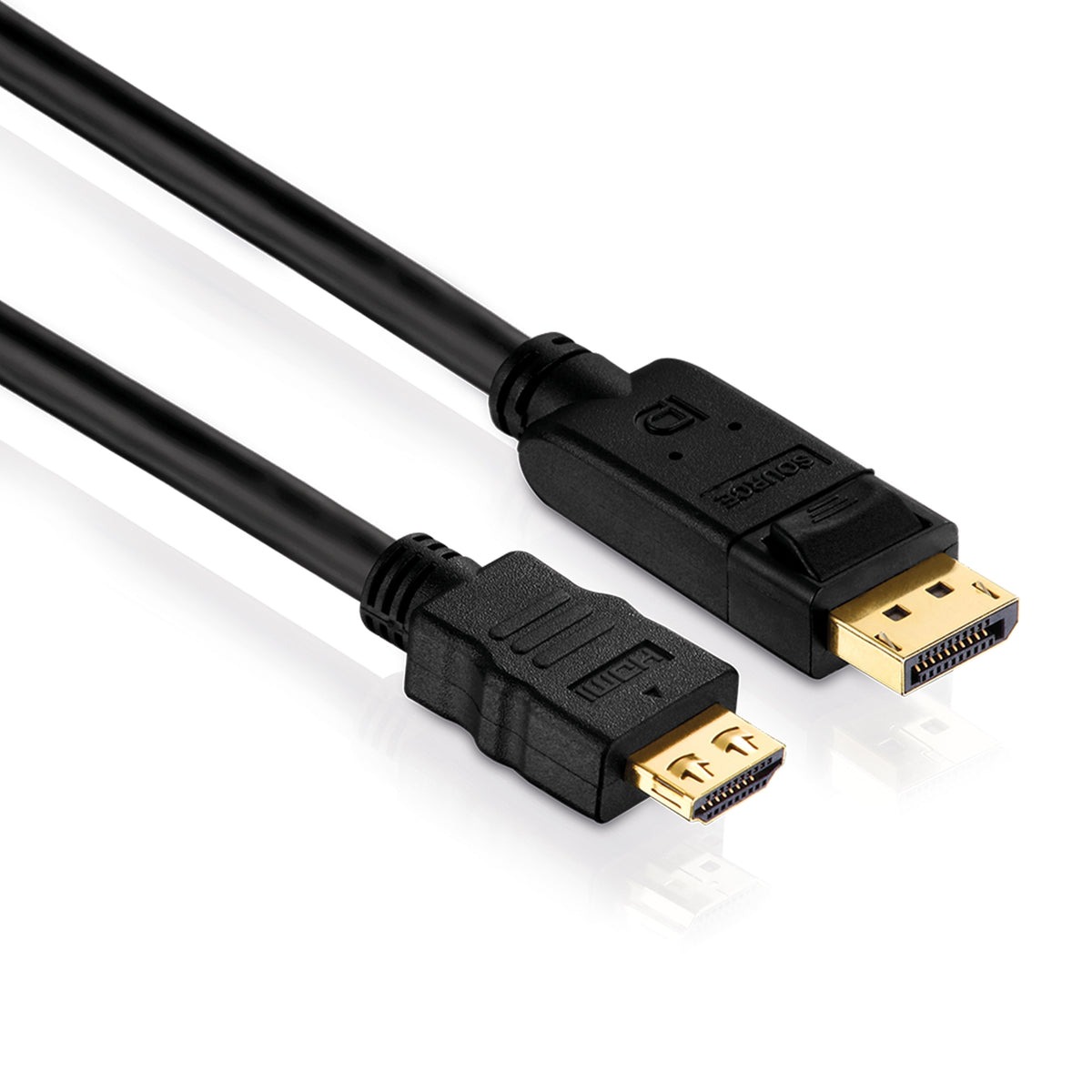 PureLink DisplayPort (Stecker) auf HDMI (Stecker) Adapter, 1920×1200, 15 m, vergoldete Kontakte, PI5100-150