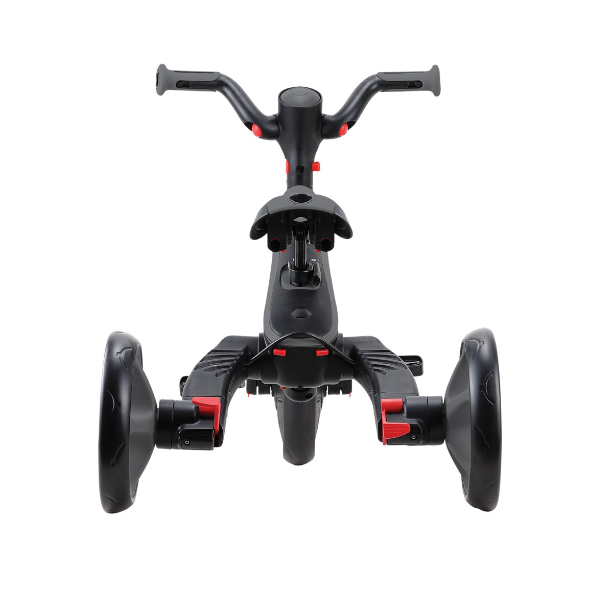 Globber Trike Explorer 4-in-1 Aufsitzlaufrad – faltbar, Push & Pedal, Pedal-Freilauf – ab 10 M. – schwarz/grau
