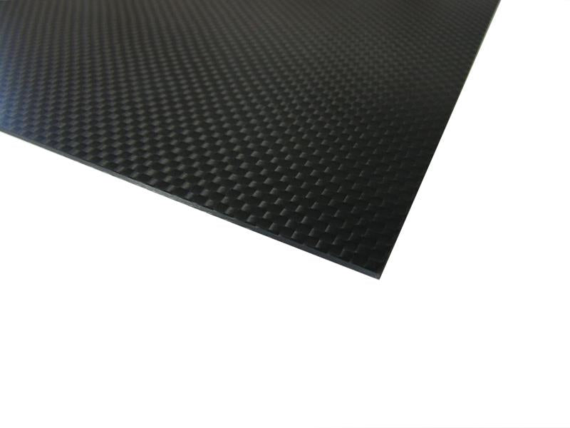 OEM Flugzeugrumpf – 250 × 250 × 1,2 mm, Karbon, Schwarz, für Flugzeug, Helikopter