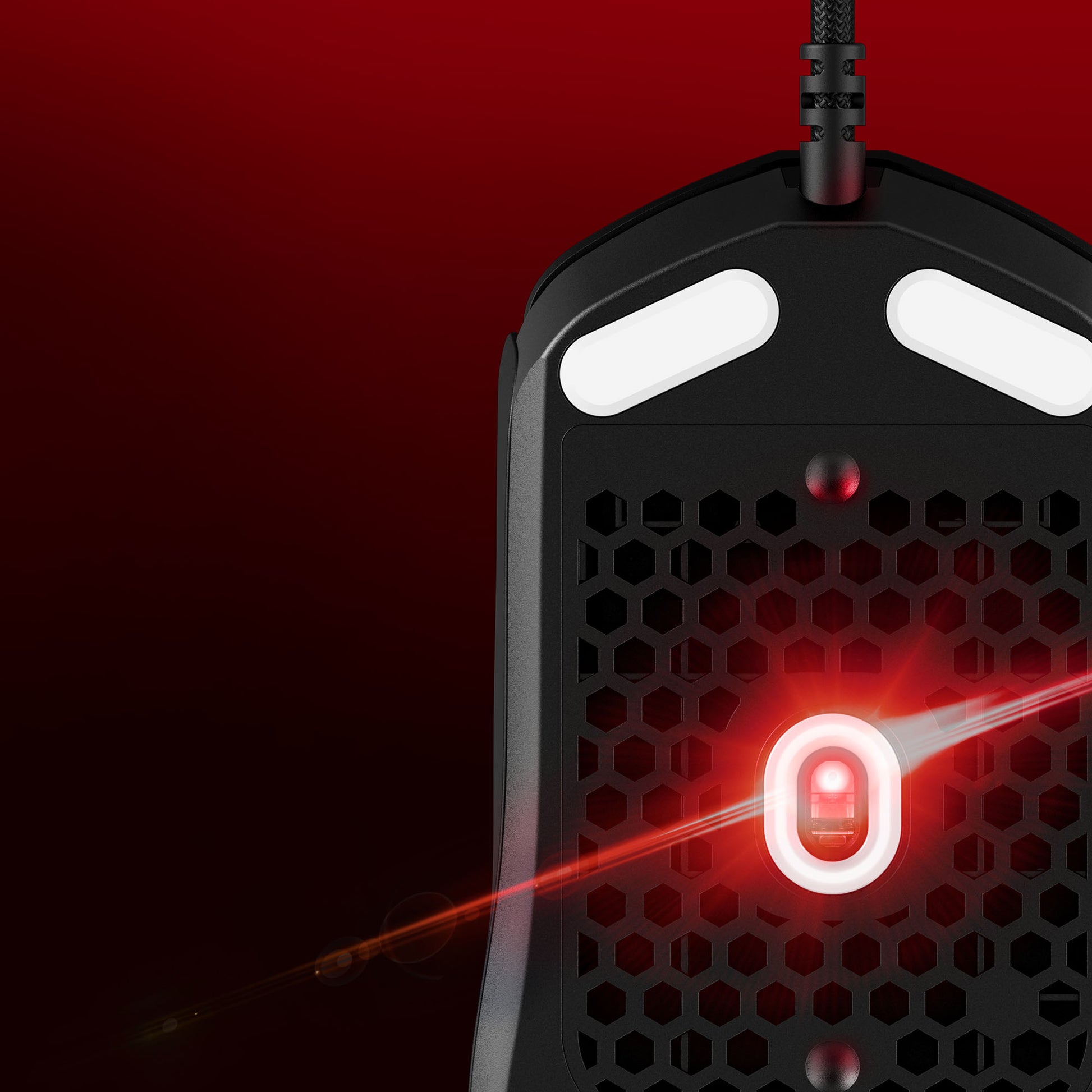 HyperX Pulsefire Haste 2 – Gaming-Maus – Kabelgebunden (USB-A), 26000 DPI, Weiss