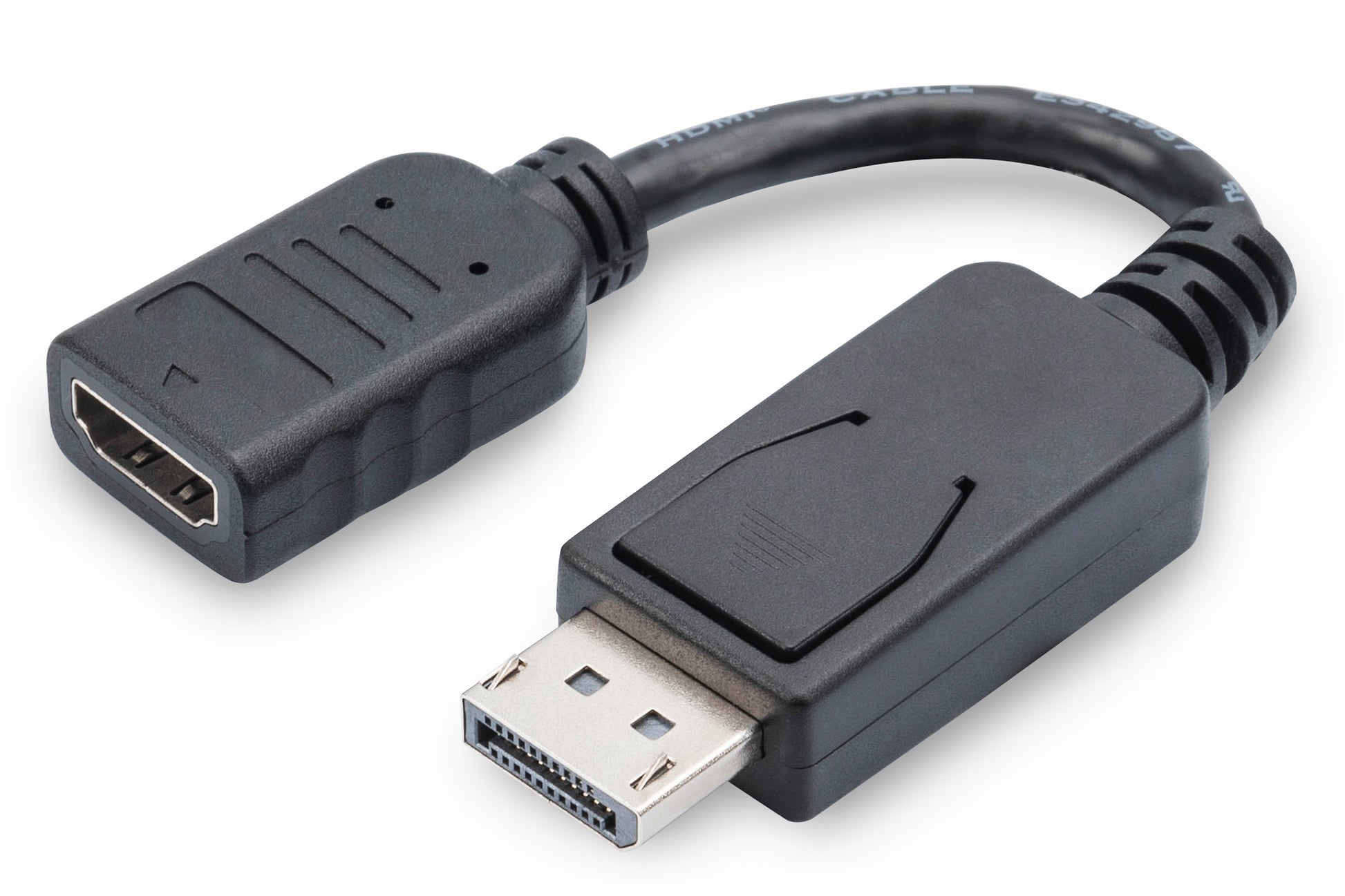 Digitus DisplayPort (Stecker) auf HDMI (Buchse) Adapter, 15 cm