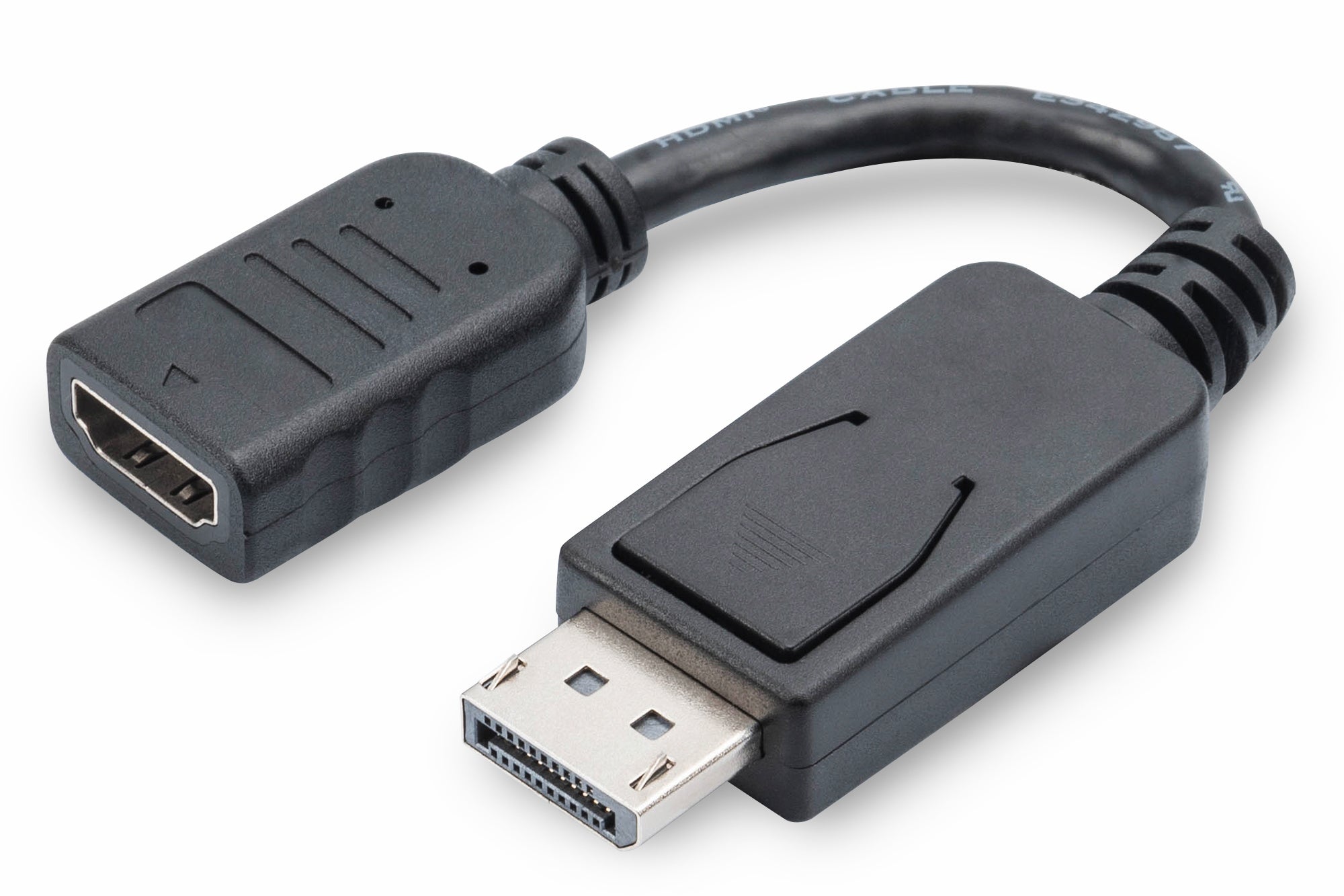 Digitus DisplayPort (Stecker) auf HDMI (Buchse) Adapter, 15 cm