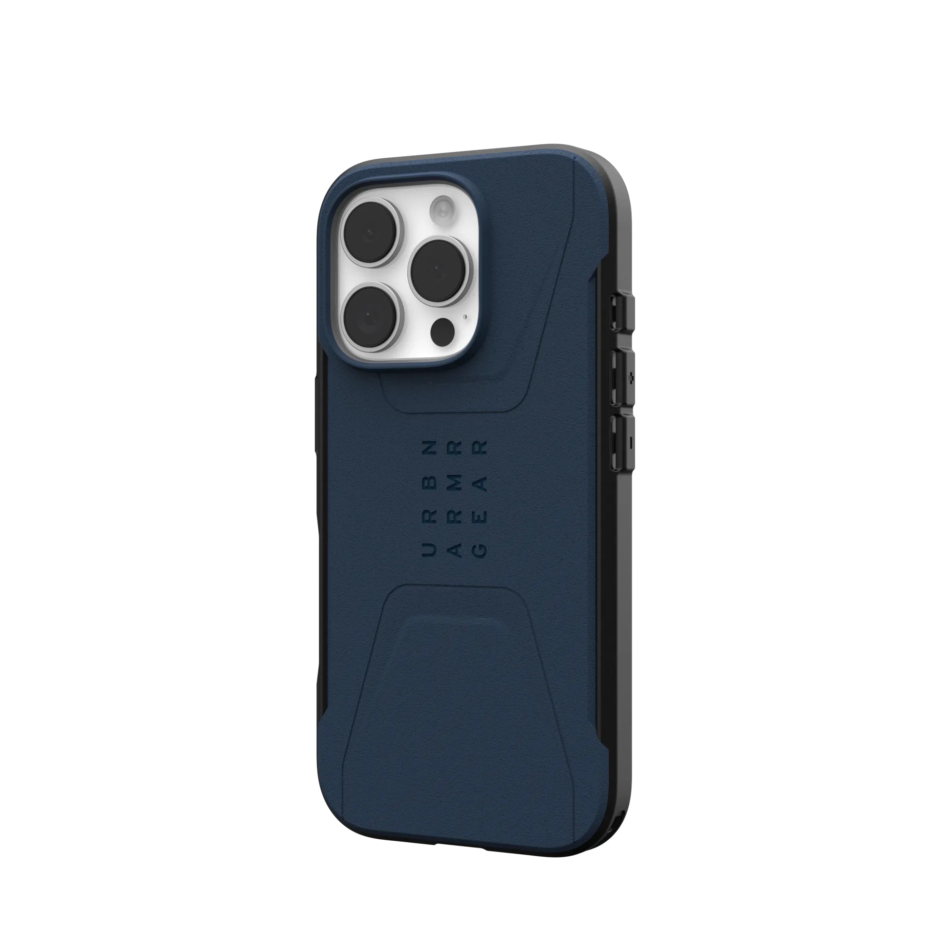Urban Armor Gear Backcover Civilian – für Apple iPhone 16 Pro – navy – MagSafe-kompatibel