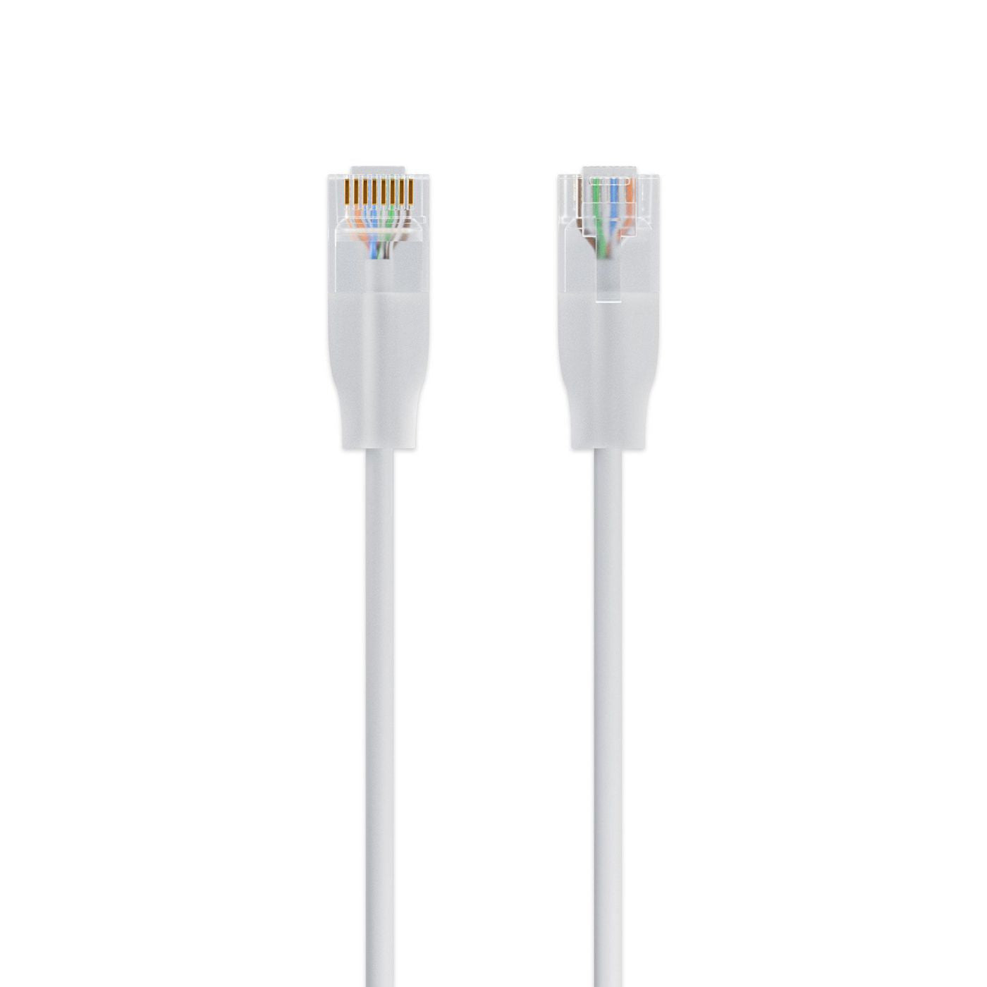 Lanview LightFlex Patchkabel – Cat6 U/UTP, 0,5 m, Weiss, LSZH, RJ-45