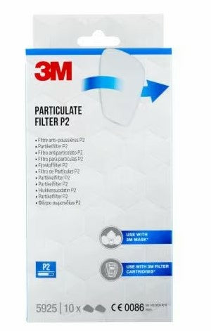 3M Ersatzfilter für Farbspritzmasken – 10 Paar