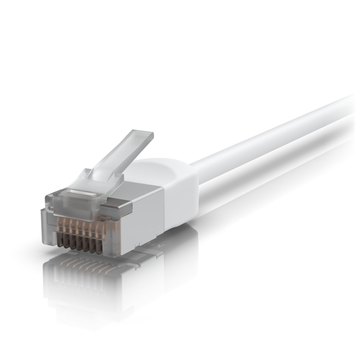 Ubiquiti Patchkabel – Cat6a, geschirmt, 2 m, Weiss, RJ-45
