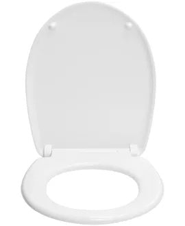 Diaqua Monkey – WC-Sitz – Duroplast, Schwarz/Weiss, mit Absenkautomatik, 46,5 × 36,5 cm