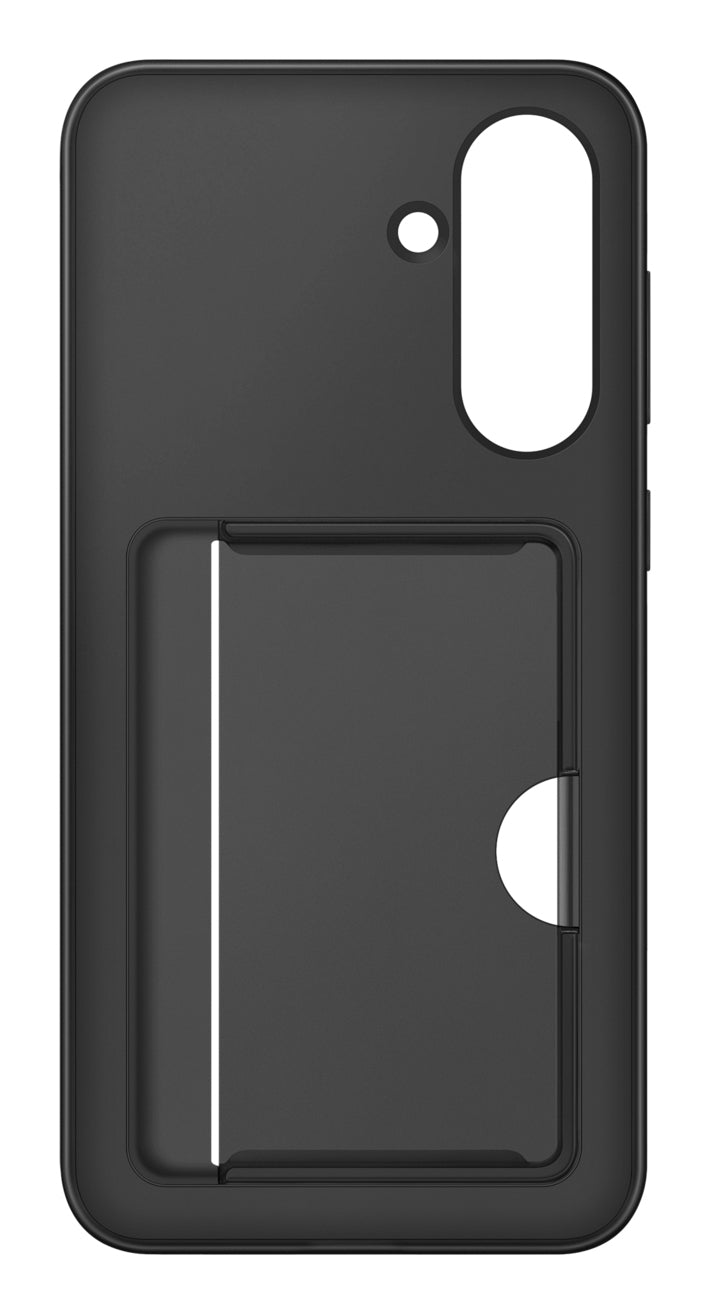 Samsung Backcover – für Samsung Galaxy A56 5G – schwarz – Silikon – mit Kartenfach