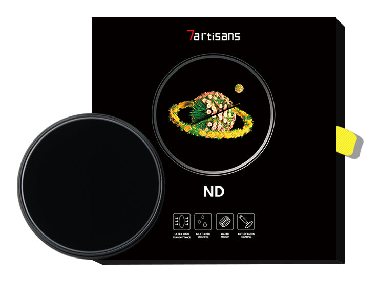 7Artisans ND1000 Neutraldichtefilter 52 mm – doppelseitig beschichtet, wasserfest, ölbeständig