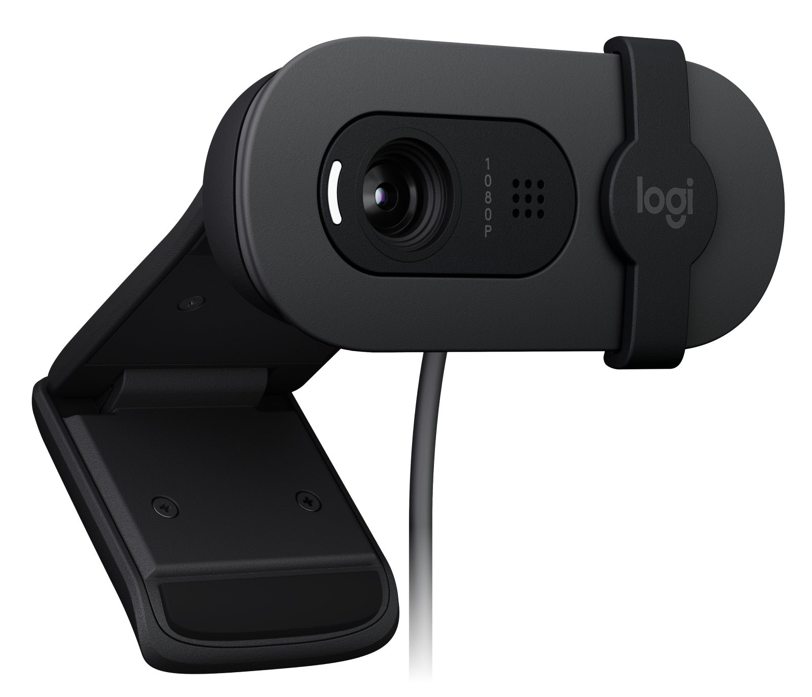 Logitech Brio 100 Webcam – Full HD 1080p, 30 fps, USB, Sichtschutz – Graphit