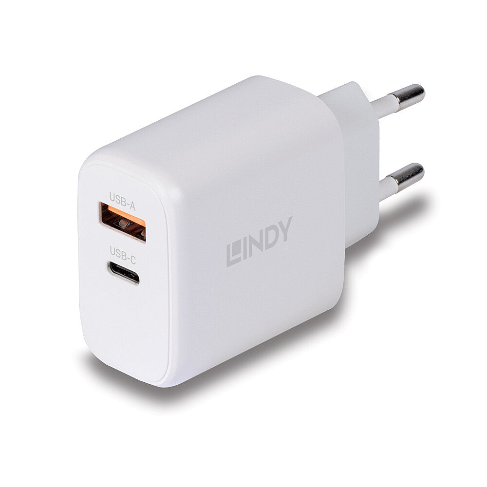 Lindy Ladegerät – 65 W, USB-A + USB-C, GaN