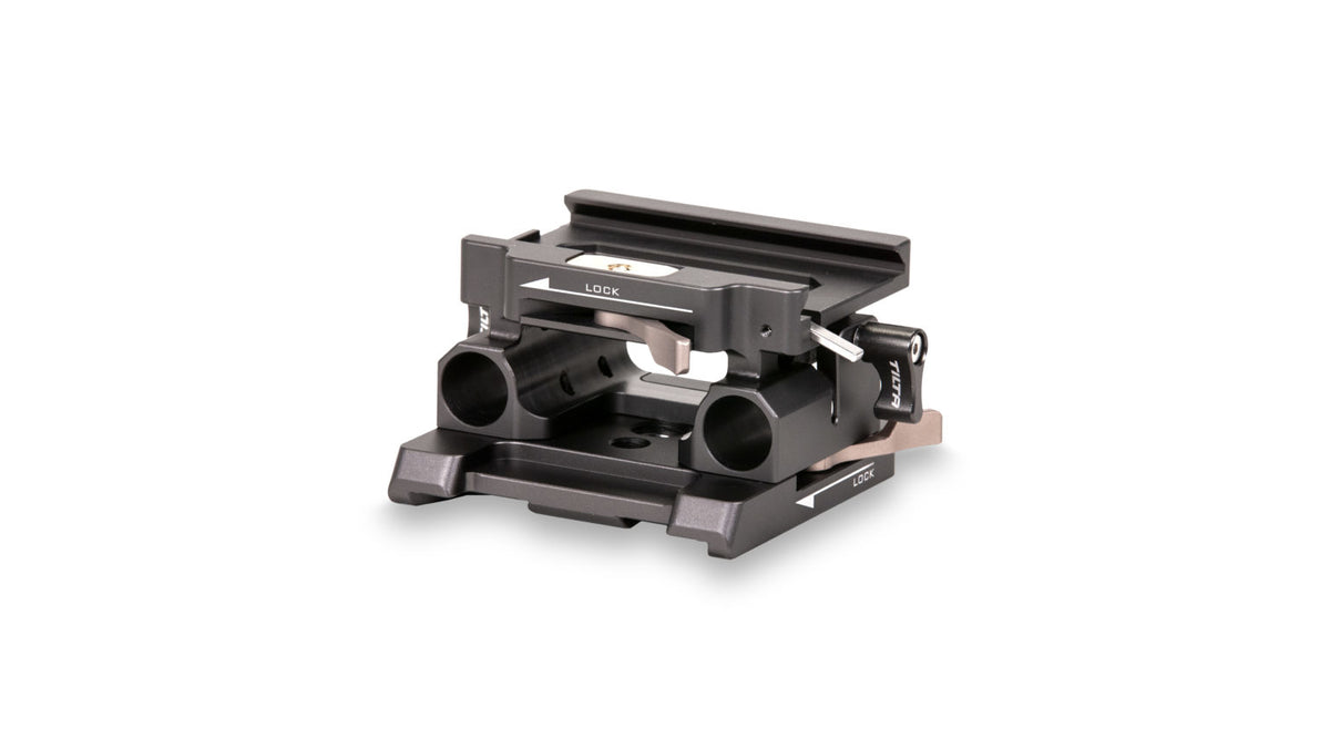 Tilta 15mm LWS Baseplate Typ I Montageplatte – für BMPCC 4K/6K, Canon R5/R6, Z CAM und andere – Grau