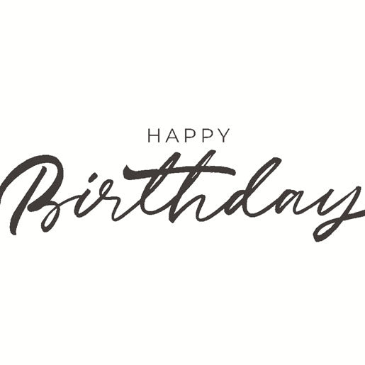 Paper + Design Servietten Happy Birthday – 33 × 33 cm, 3-lagig – 20 Stück