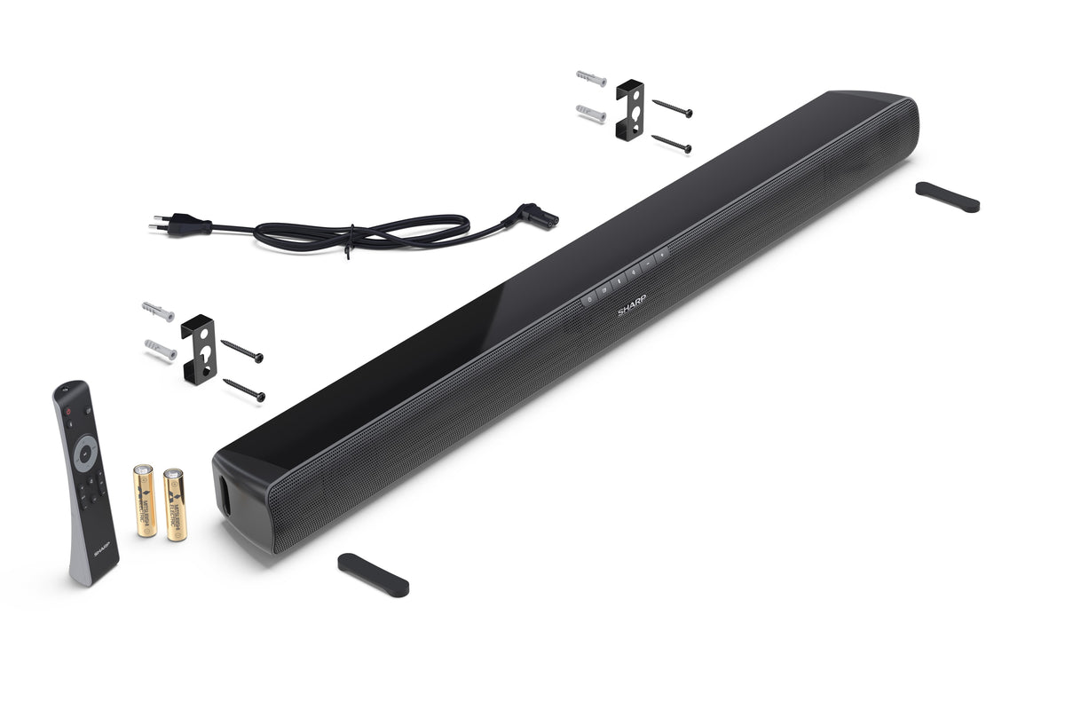 Sharp HT-SB100 – Soundbar – 2.0, HDMI ARC, 75 W, Schwarz