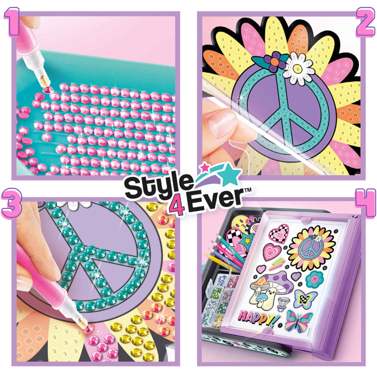 Canal Toys Style 4 Ever – Diamond-Painting-Set LED-Case – Mehrfarbig – ab 6 Jahren