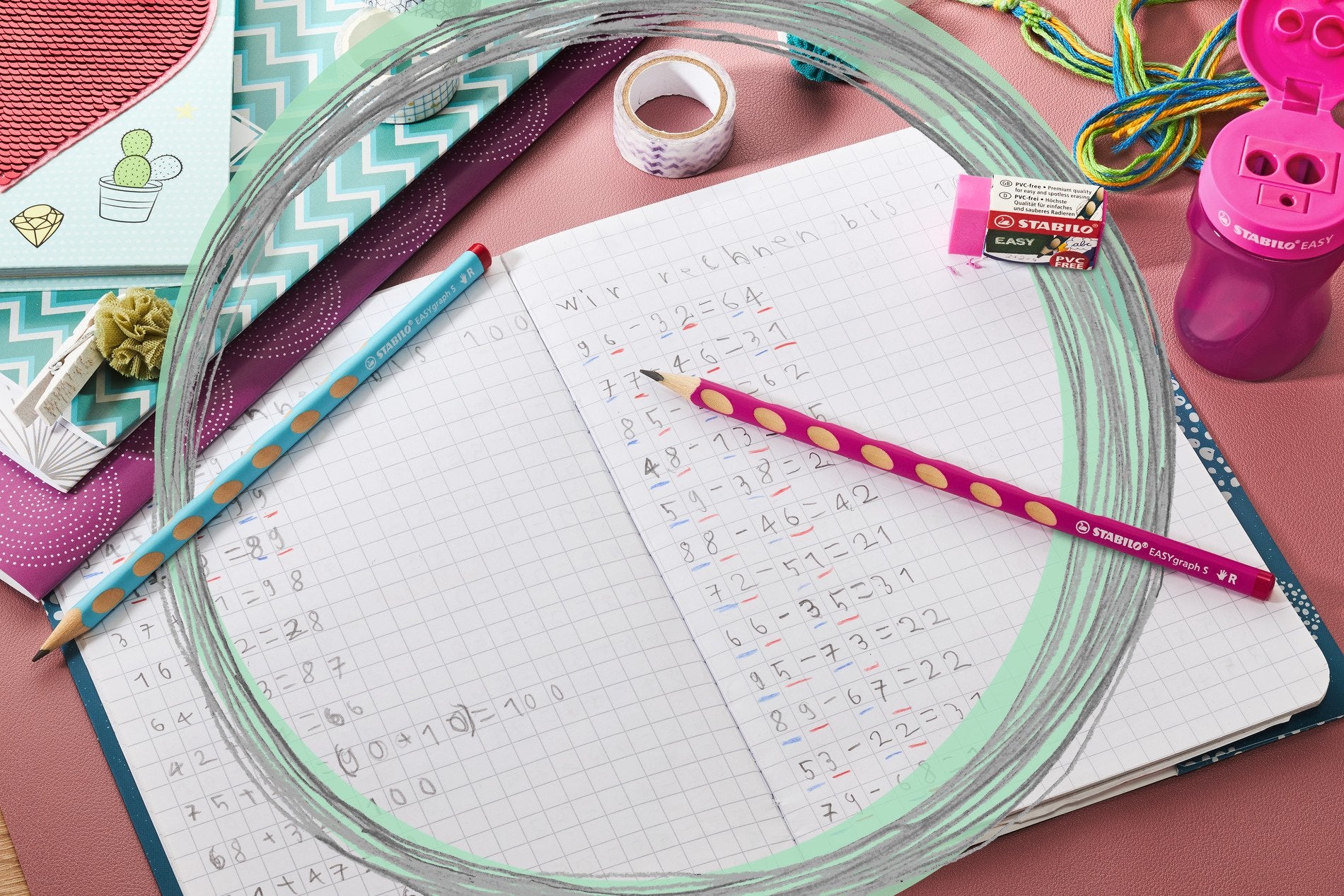 STABILO EASYgraph S Bleistift HB, dreieckig, mit rutschfesten Griffmulden
