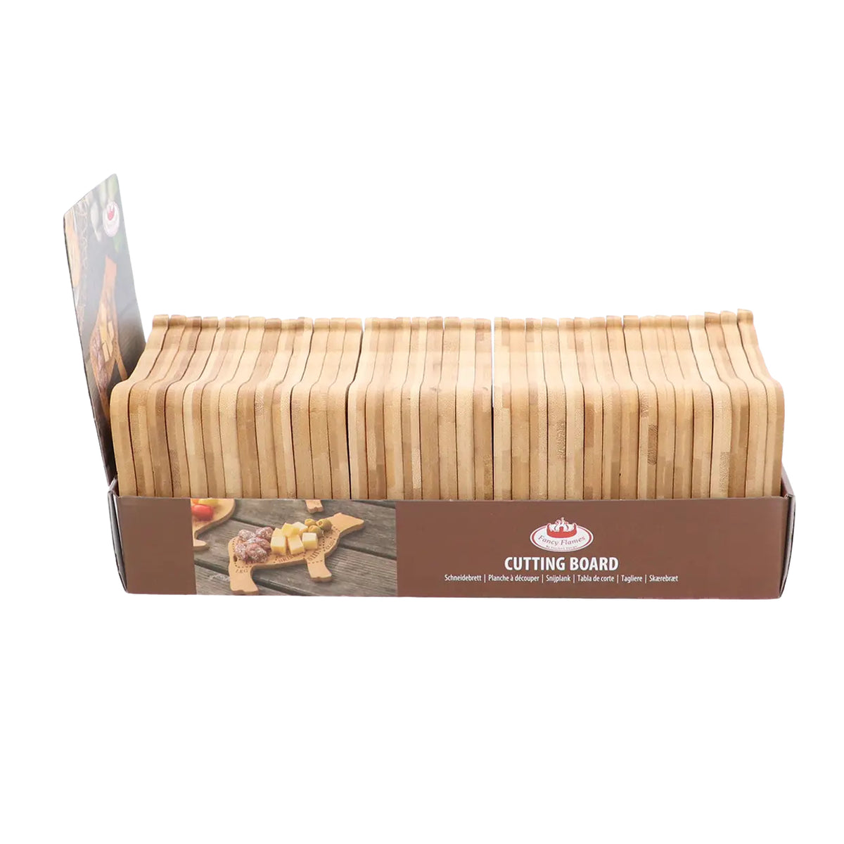 Esschert Design FF607 – Schneidebrett 12,2 × 19 × 1,1 cm, Bambus, Braun