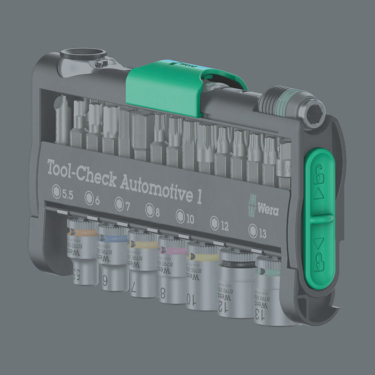 Wera Schraubendreher-Bit-Set Tool-Check Automotive 1 – 38 Bits – 2025