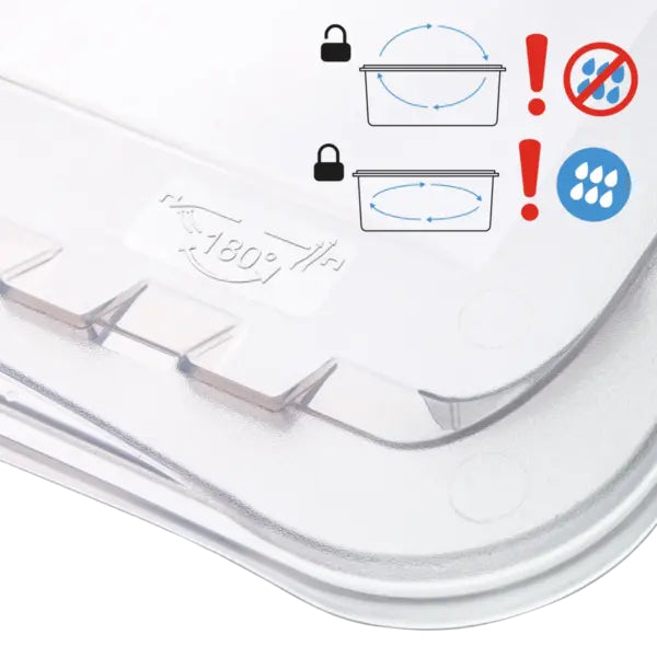 keeeper Clearbox Aufbewahrungsbox 43 l (mit Deckel) – Kunststoff – transparent – 590 × 270 × 390 mm