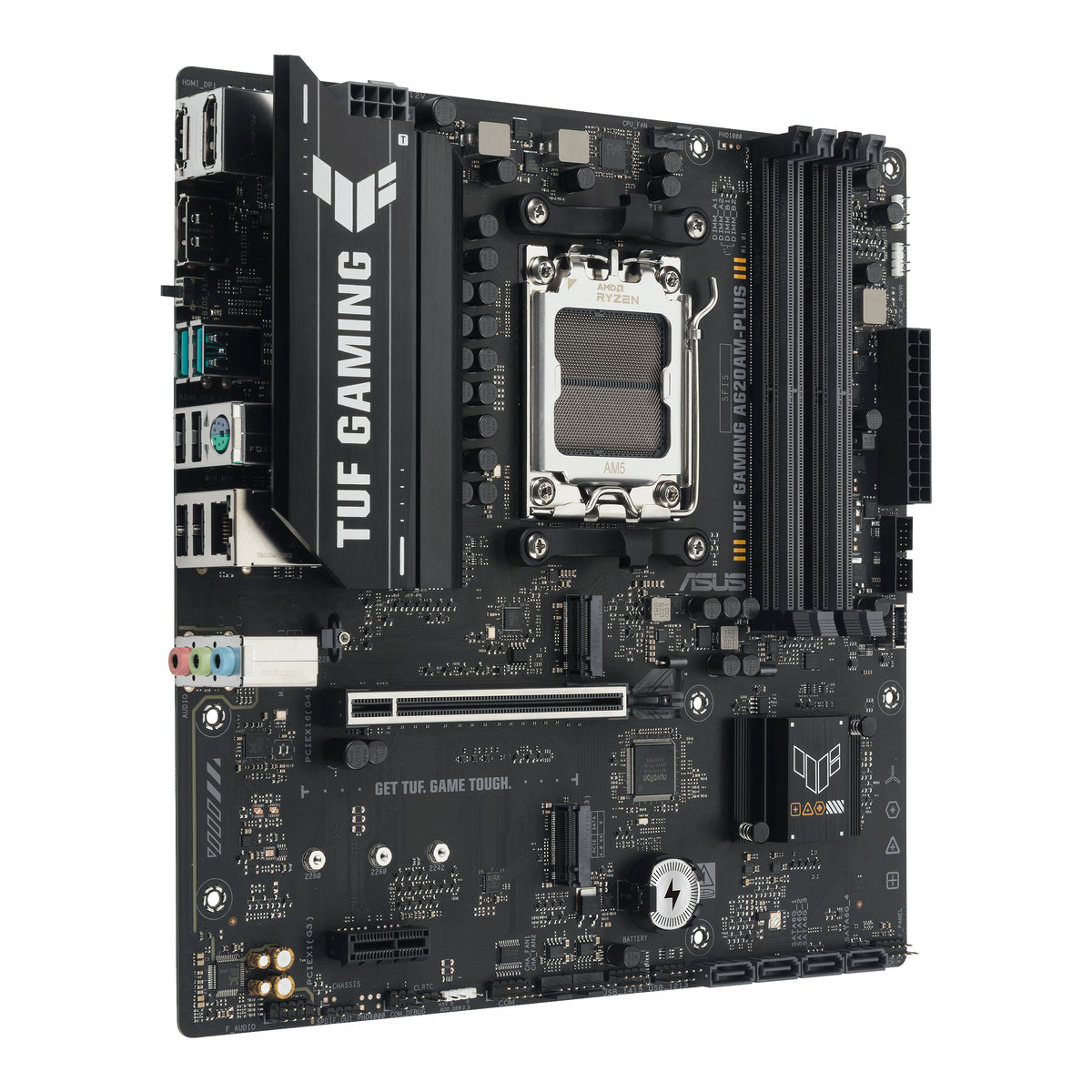 ASUS TUF GAMING A620AM-PLUS – Mainboard – Sockel AM5, AMD A620A, mATX, DDR5